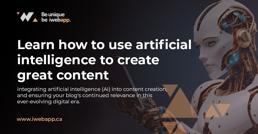 Learn how to use artificial intelligence to create content