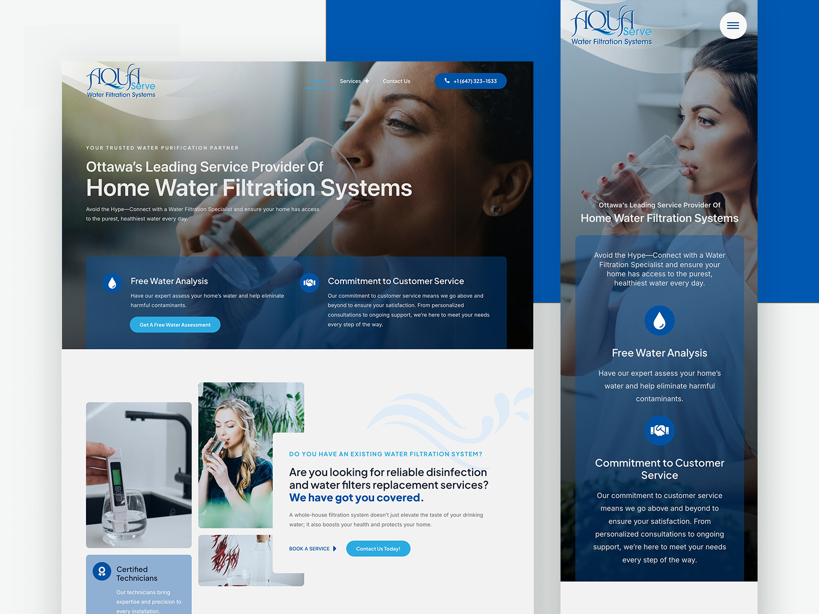 - Aquaserve, Web Design & Development Ottawa