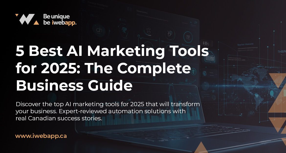 AI Marketing Tools 2025 - Advanced marketing automation dashboard showing analytics and AI integration