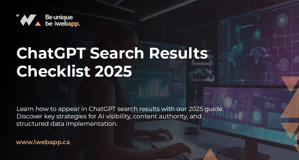 ChatGPT search results optimization checklist for 2025