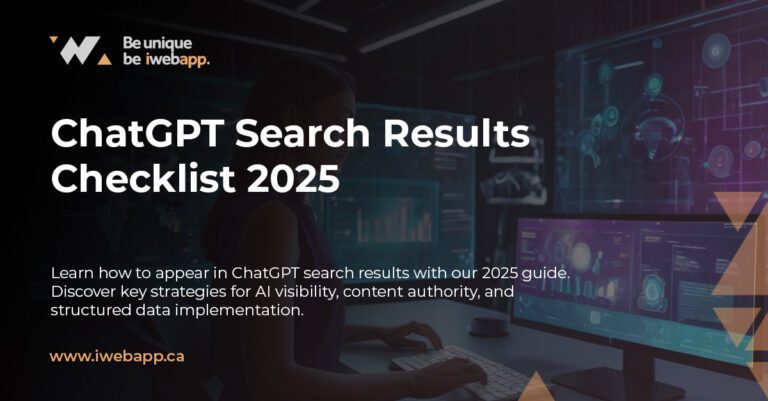 ChatGPT search results optimization checklist for 2025