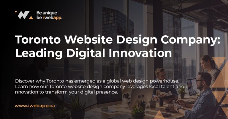 "Toronto skyline featuring digital overlay representing the city's web design innovation
